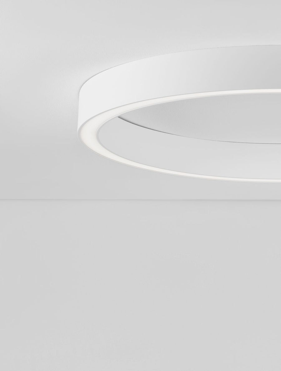 Plafonnier Sting blanc, L 80 cm