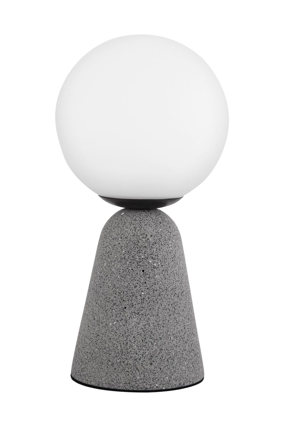 Lampe à poser Zero grise, verre