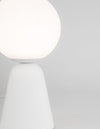 Lampe à poser Zero blanche, verre