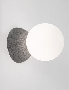 Applique murale Zero grise, verre