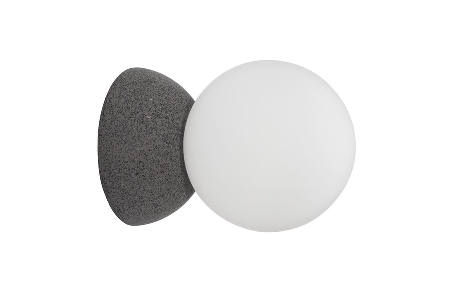 Applique murale Zero grise, verre