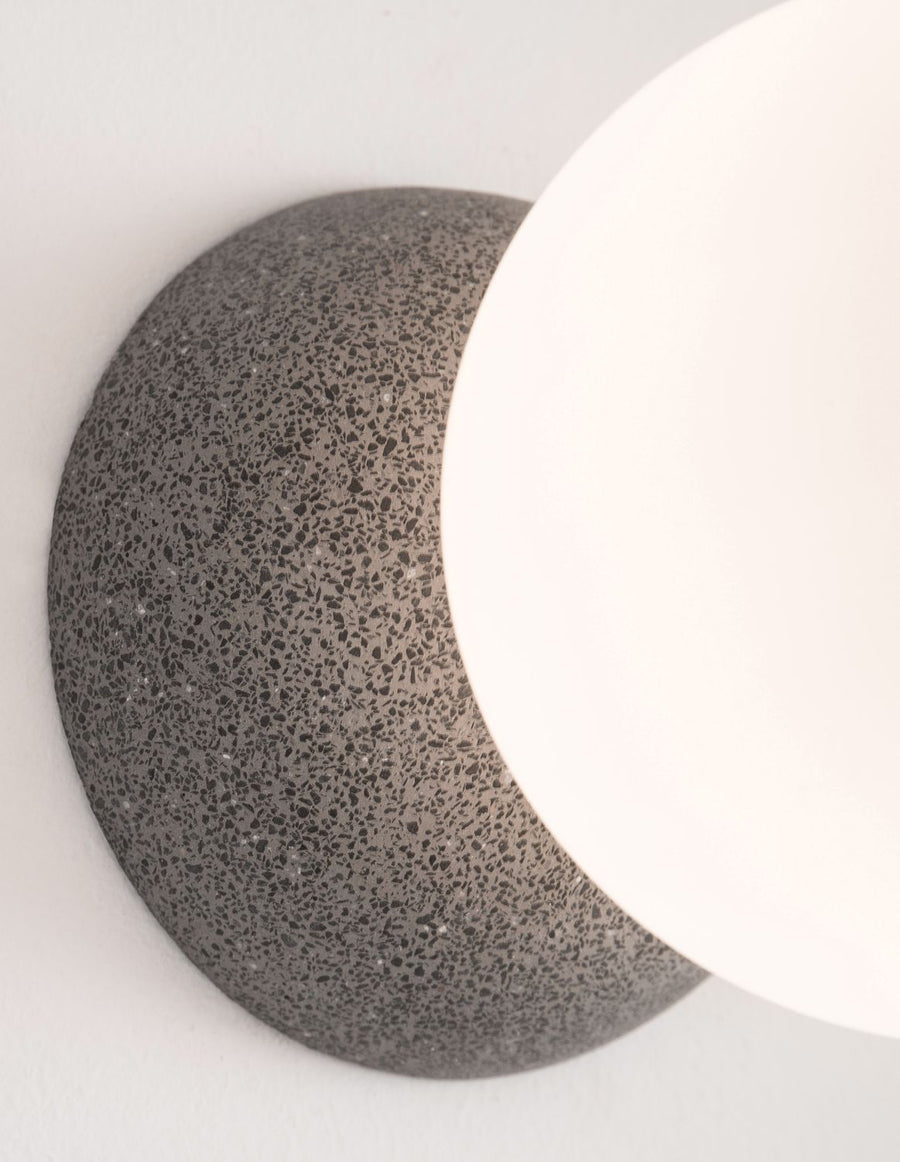Applique murale Zero grise, verre