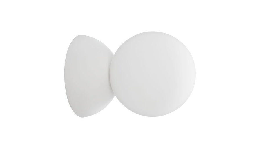 Applique murale Zero blanche, verre