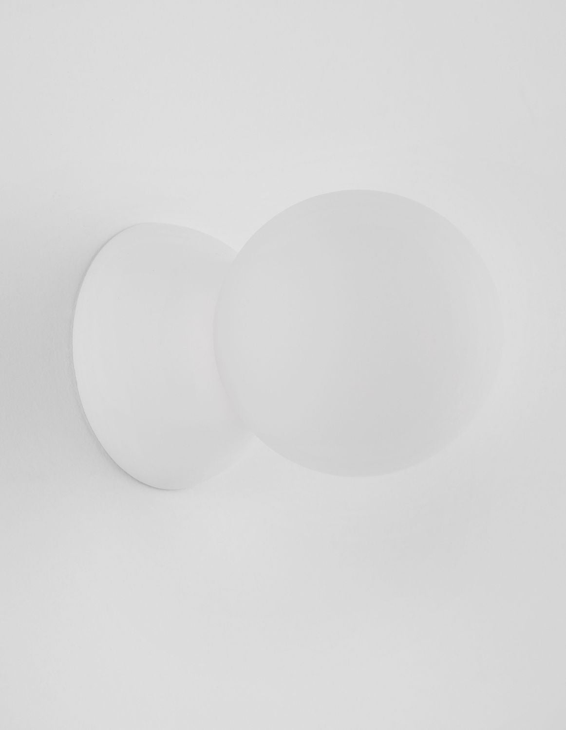 Applique murale Zero blanche, verre