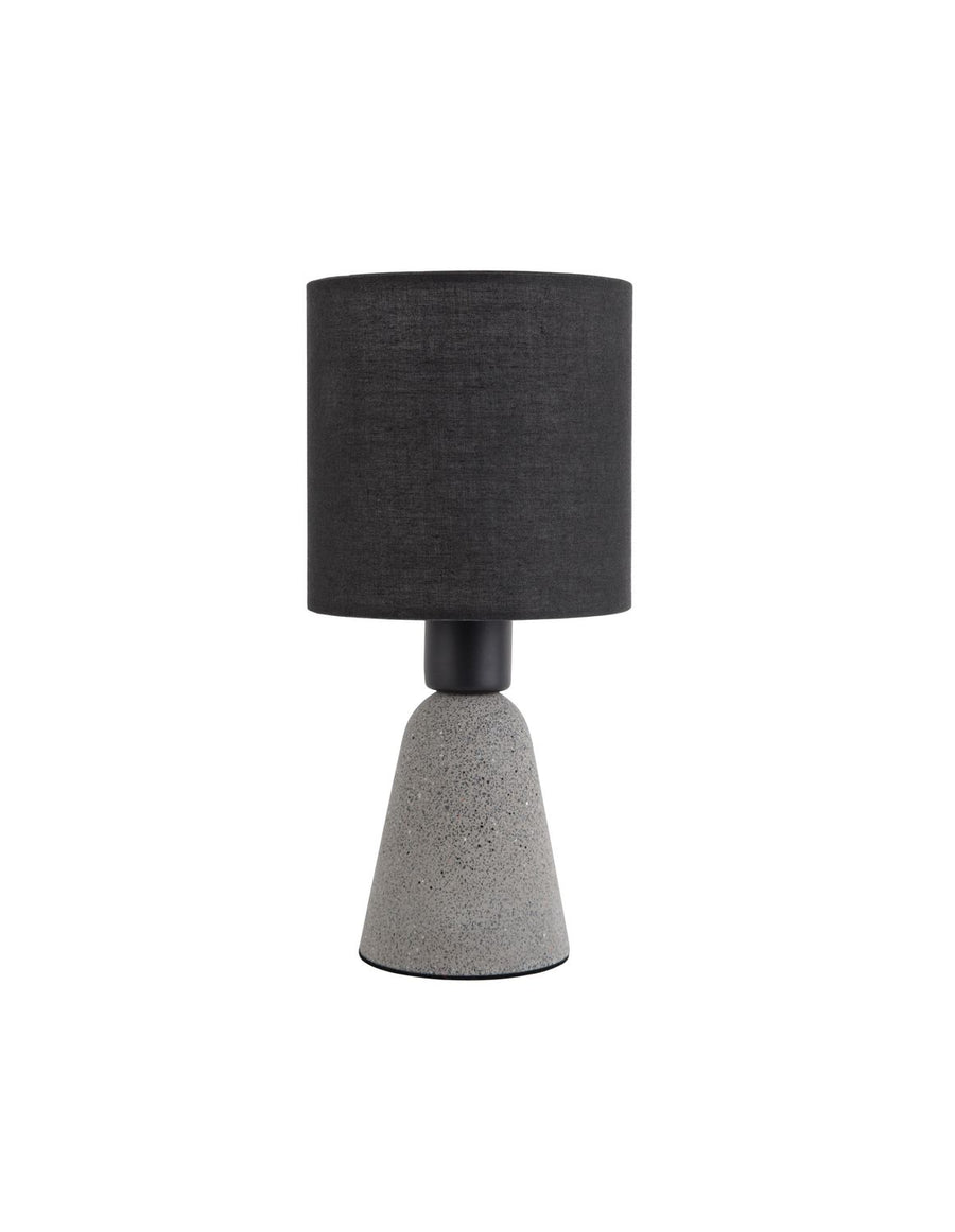 Lampe à poser Zero grise, béton