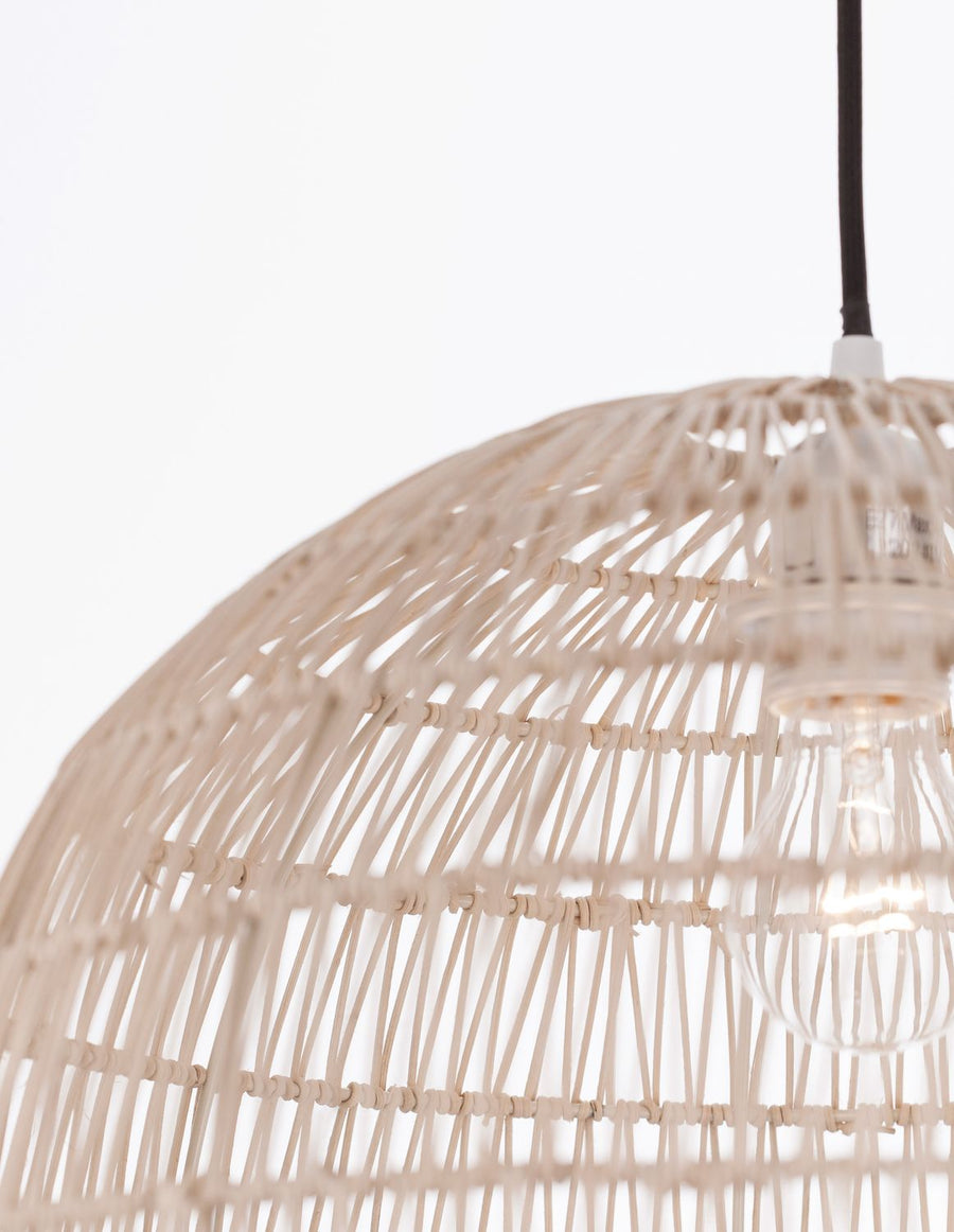 Suspension Melody beige, rotin, H 250 cm (9586446)