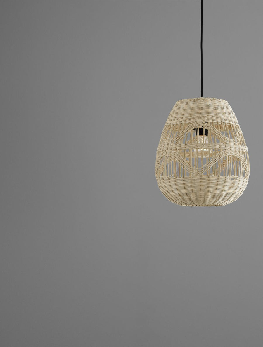 Suspension Marlo beige, rotin, H 185 cm (9586501)