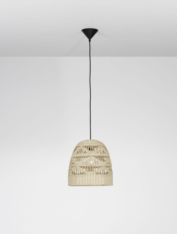 Suspension Marlo beige, rotin, H 185 cm (9586505)