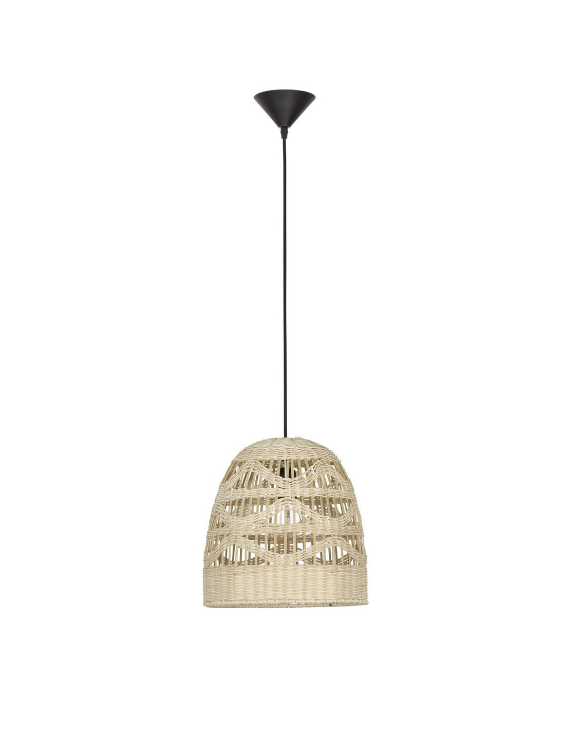 Suspension Marlo beige, rotin, H 185 cm (9586505)