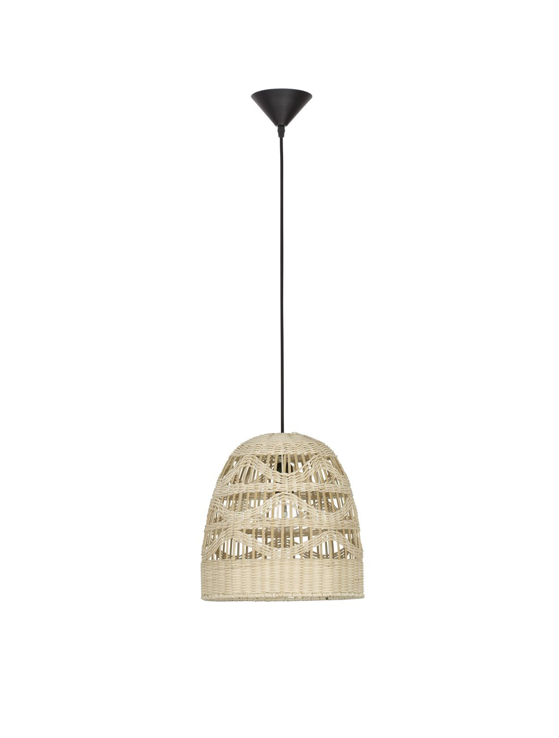 Suspension Marlo beige, rotin, H 185 cm (9586505)