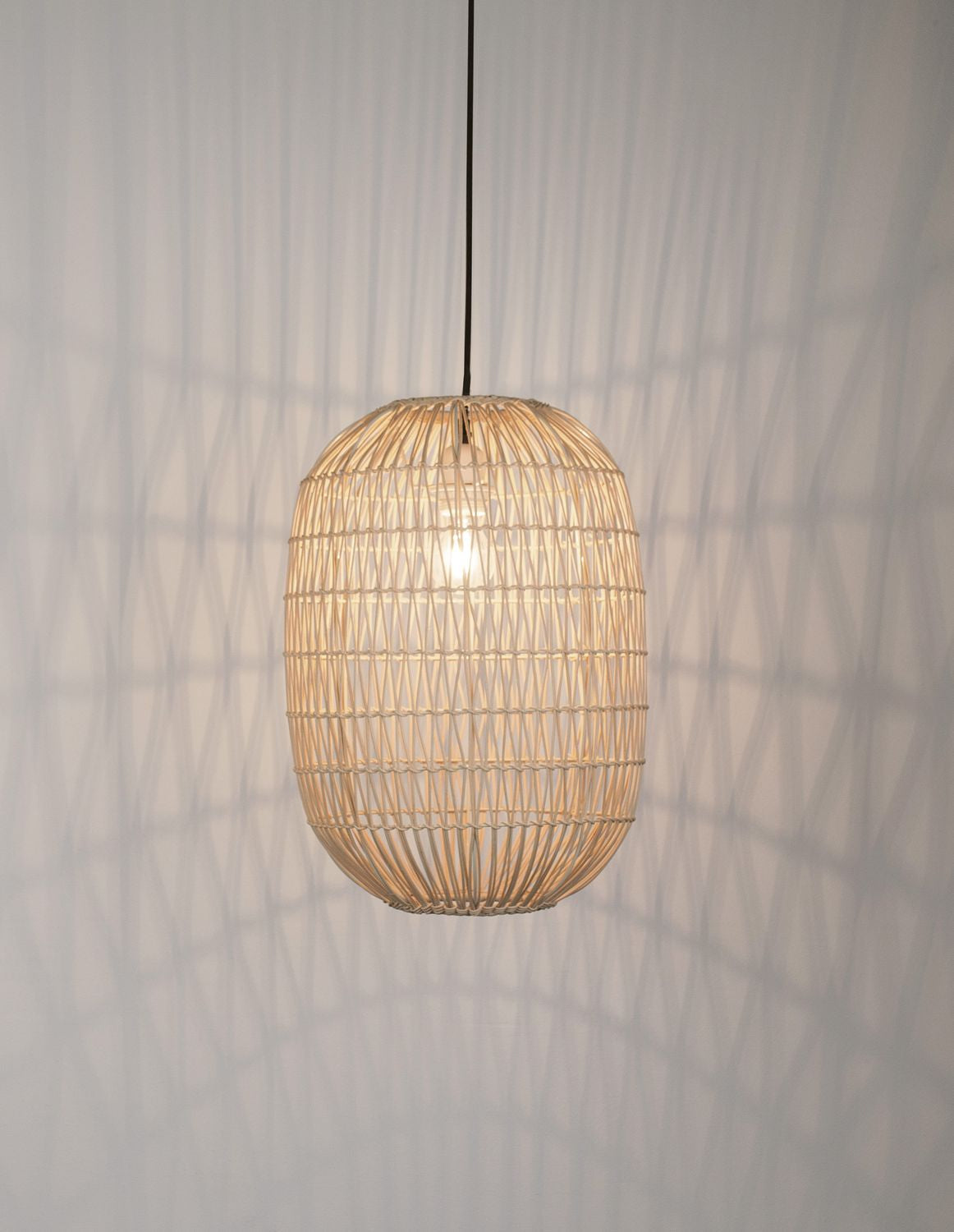 Suspension Melody beige, rotin, H 250 cm (9586766)