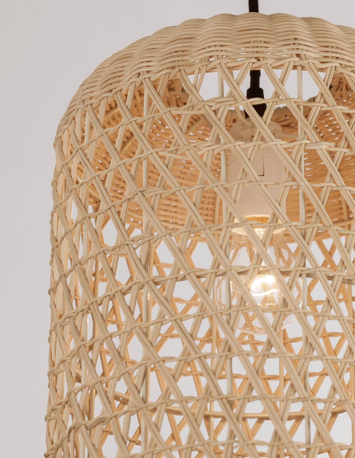 Suspension Aurora beige, rotin, H 250 cm (9587161)