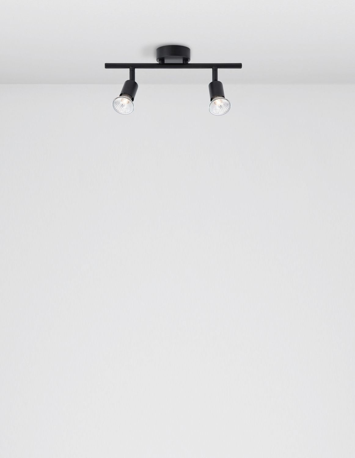 Plafonnier LUP 2 lumières noir