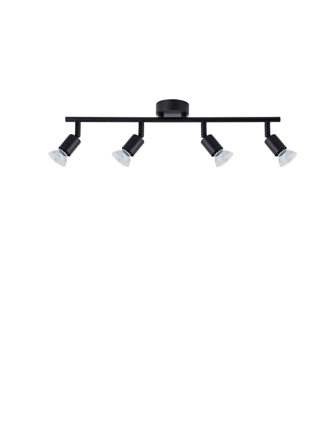 Plafonnier LUP 4 lumières noir
