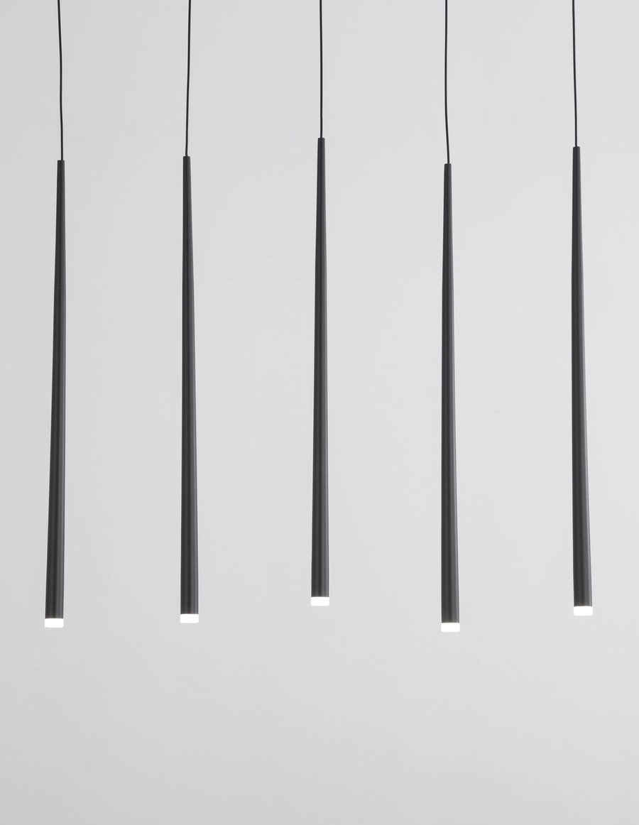 Suspension Giono noire, H 230 cm (9601007)
