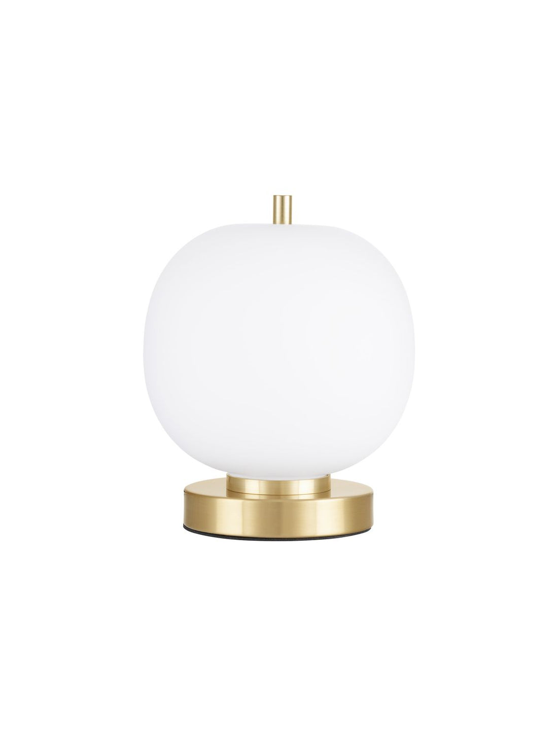 Lampe à poser Lato dorée, verre, H 22,5 cm