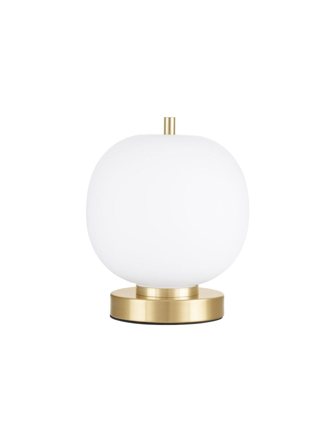 Lampe à poser Lato dorée, verre, H 22,5 cm