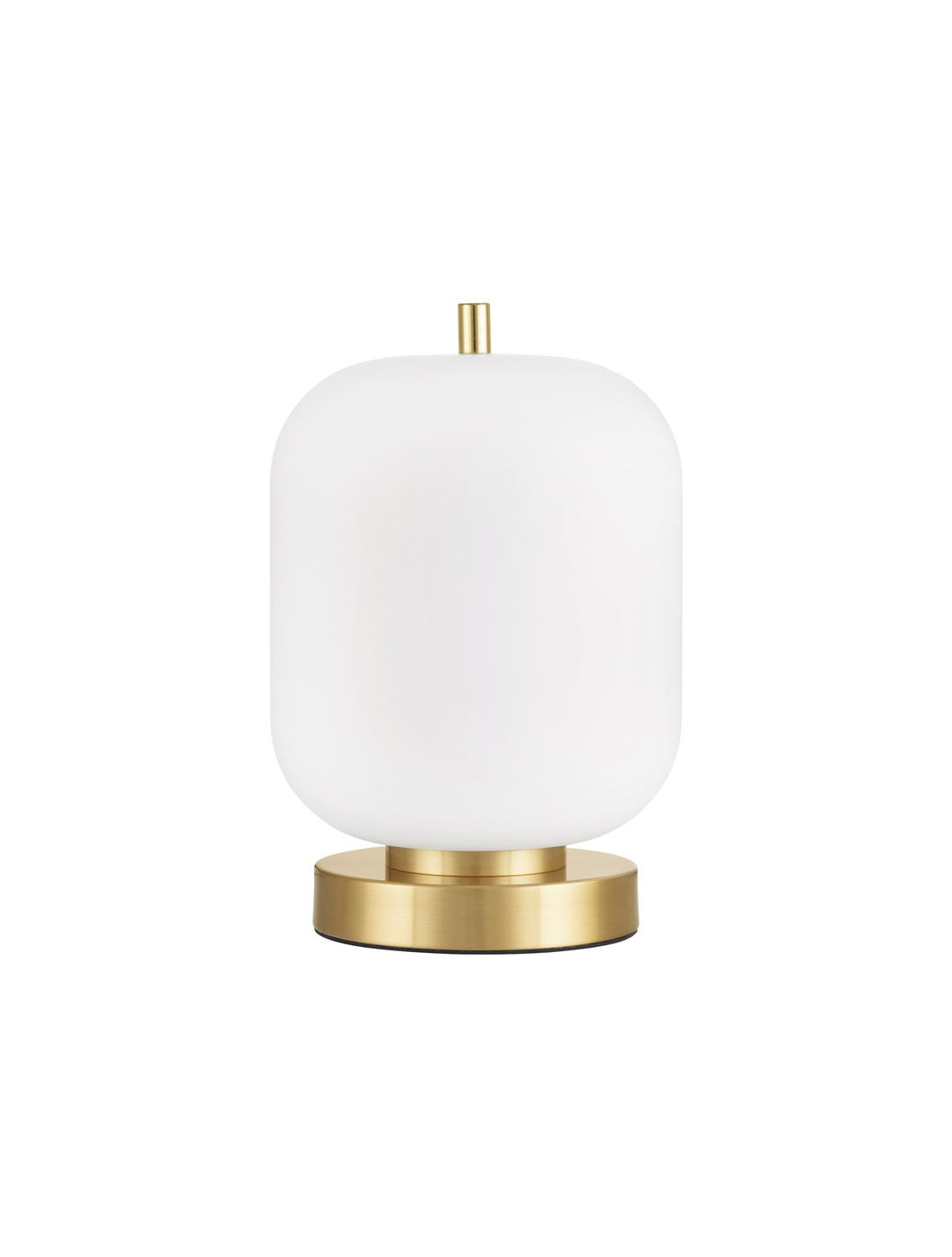 Lampe à poser Lato dorée, verre, H 25 cm