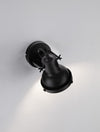 Applique murale Ruvi noire, H 21 cm