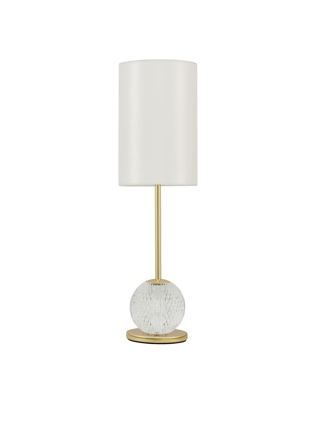 Lampe à poser Brille dorée, H 54 cm