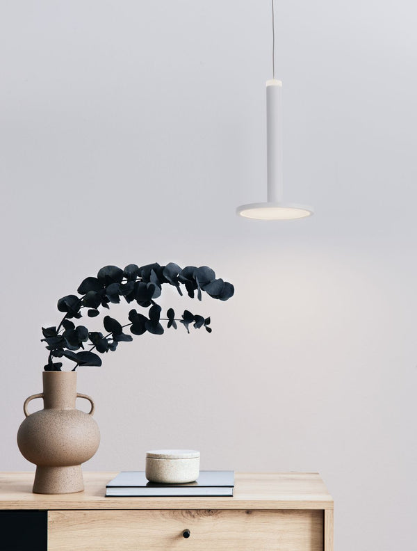 Suspension Palencia blanche