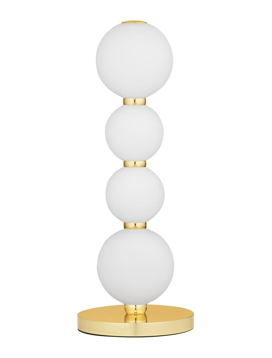 Lampe à poser Perla dorée, verre