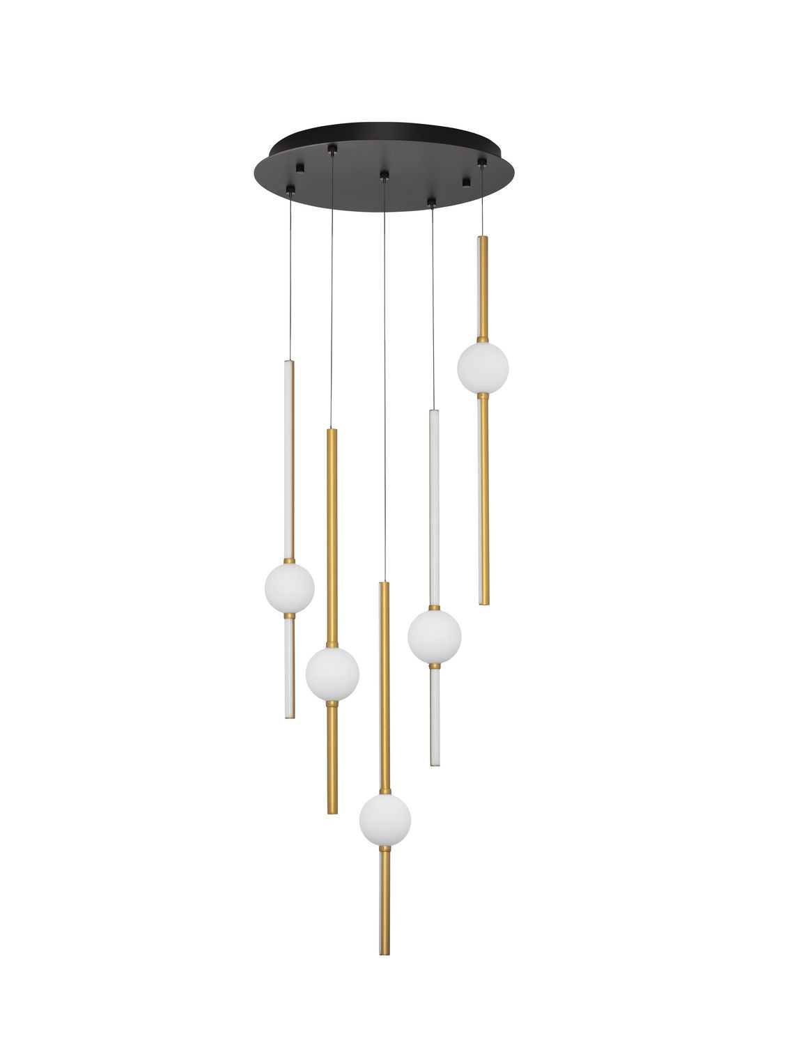 Suspension Acrobat noire, Ø 52 cm