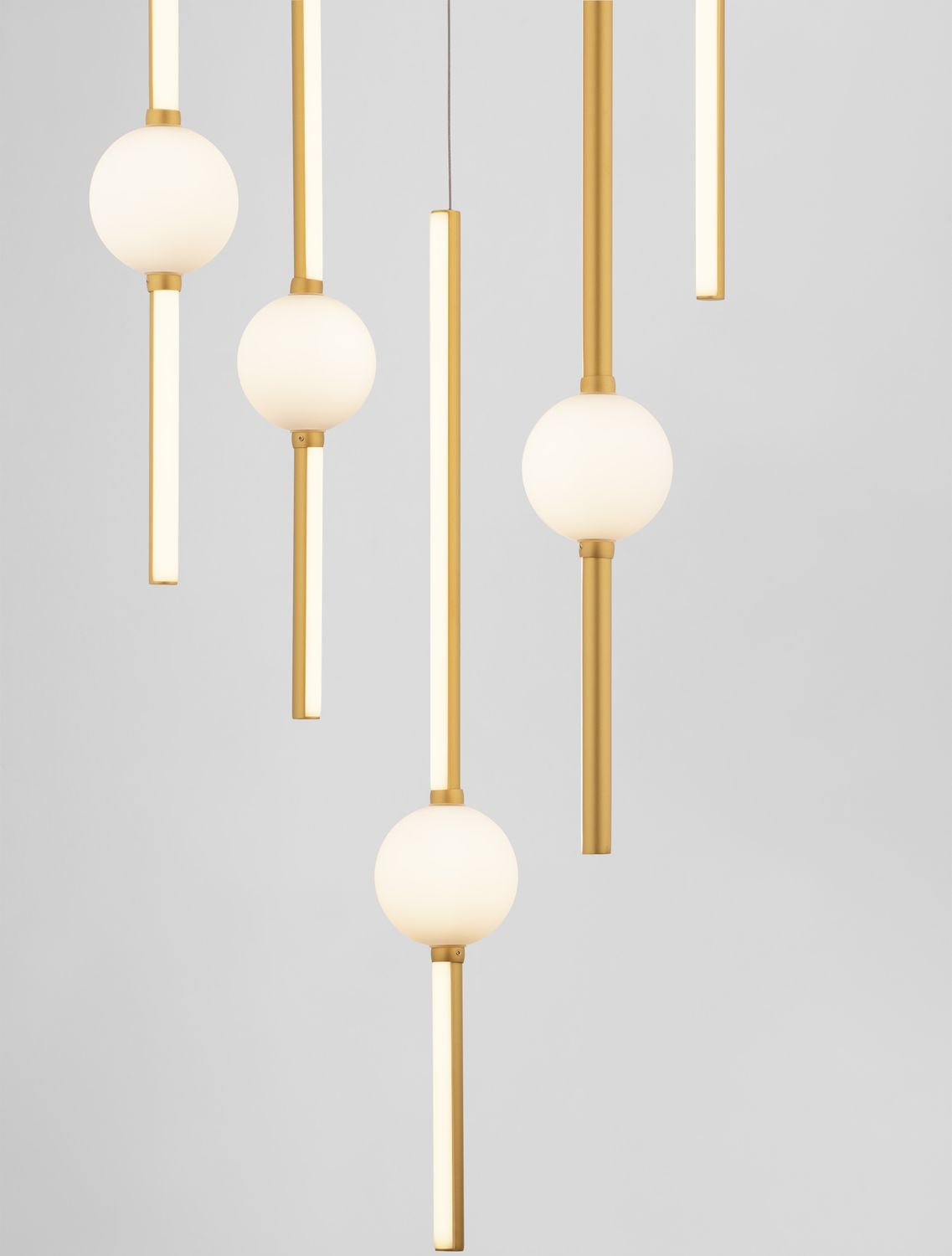 Suspension Acrobat noire, Ø 52 cm