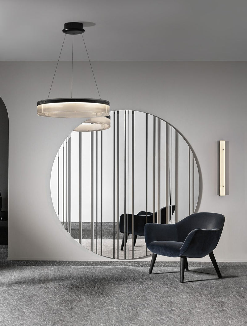 Suspension Pauline noire, verre (9695262)