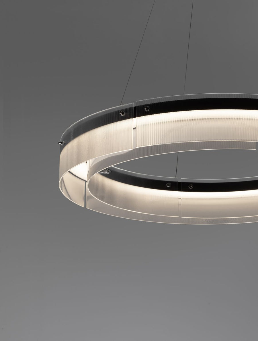 Suspension Pauline noire, verre (9695263)
