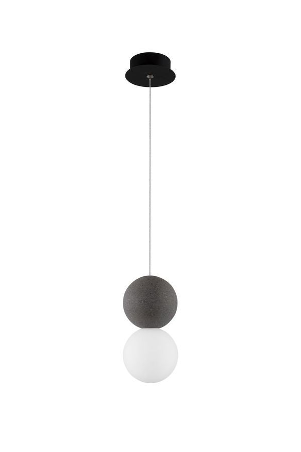 Suspension Zero noire, verre