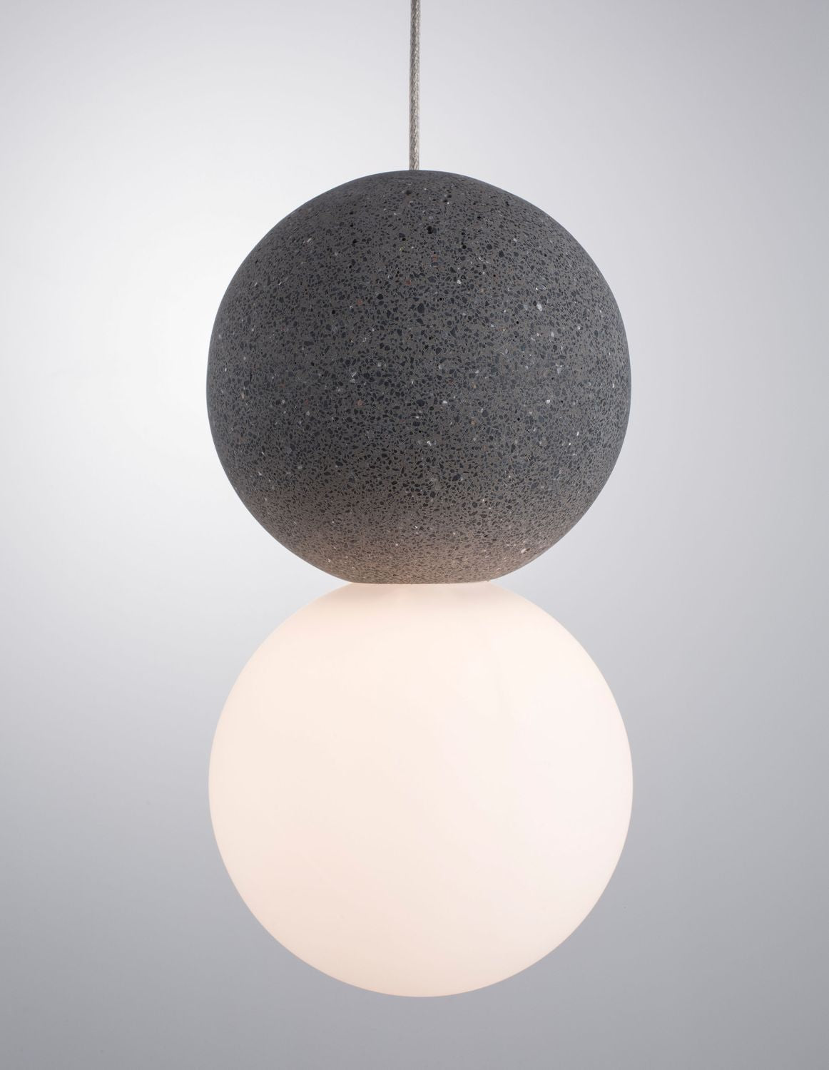 Suspension Zero noire, verre
