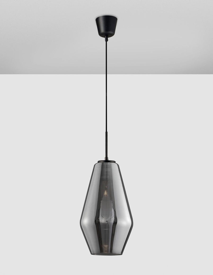 Suspension Veiro noire, verre (9724101)