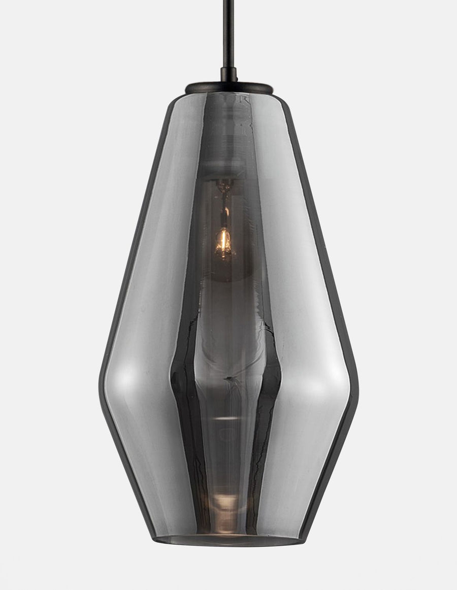 Suspension Veiro noire, verre (9724101)