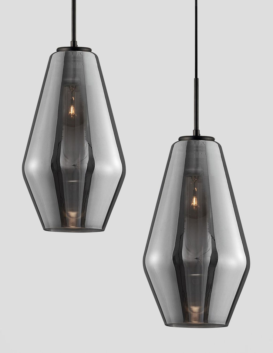 Suspension Veiro noire, verre (9724101)