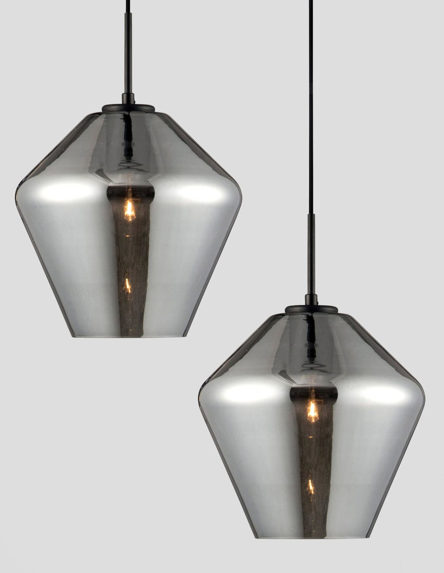 Suspension Veiro noire, verre (9724102)