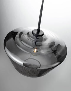Suspension Veiro noire, verre (9724141)