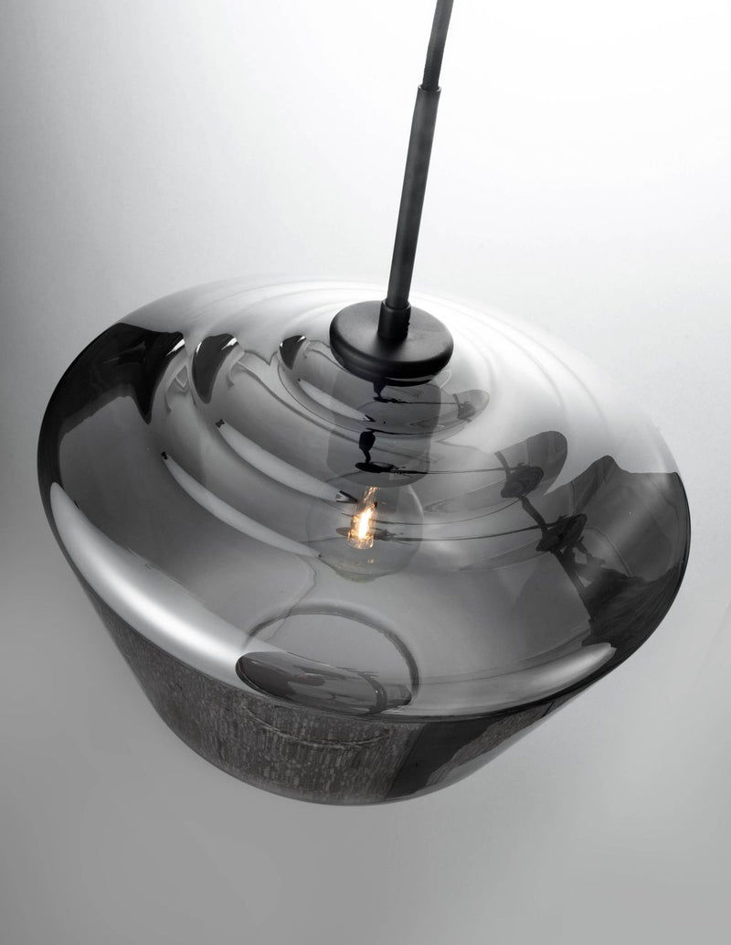 Suspension Veiro noire, verre (9724141)