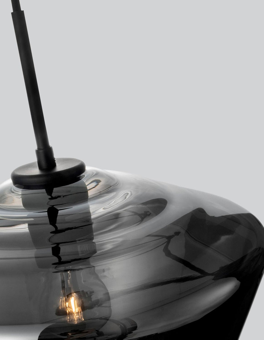 Suspension Veiro noire, verre (9724141)