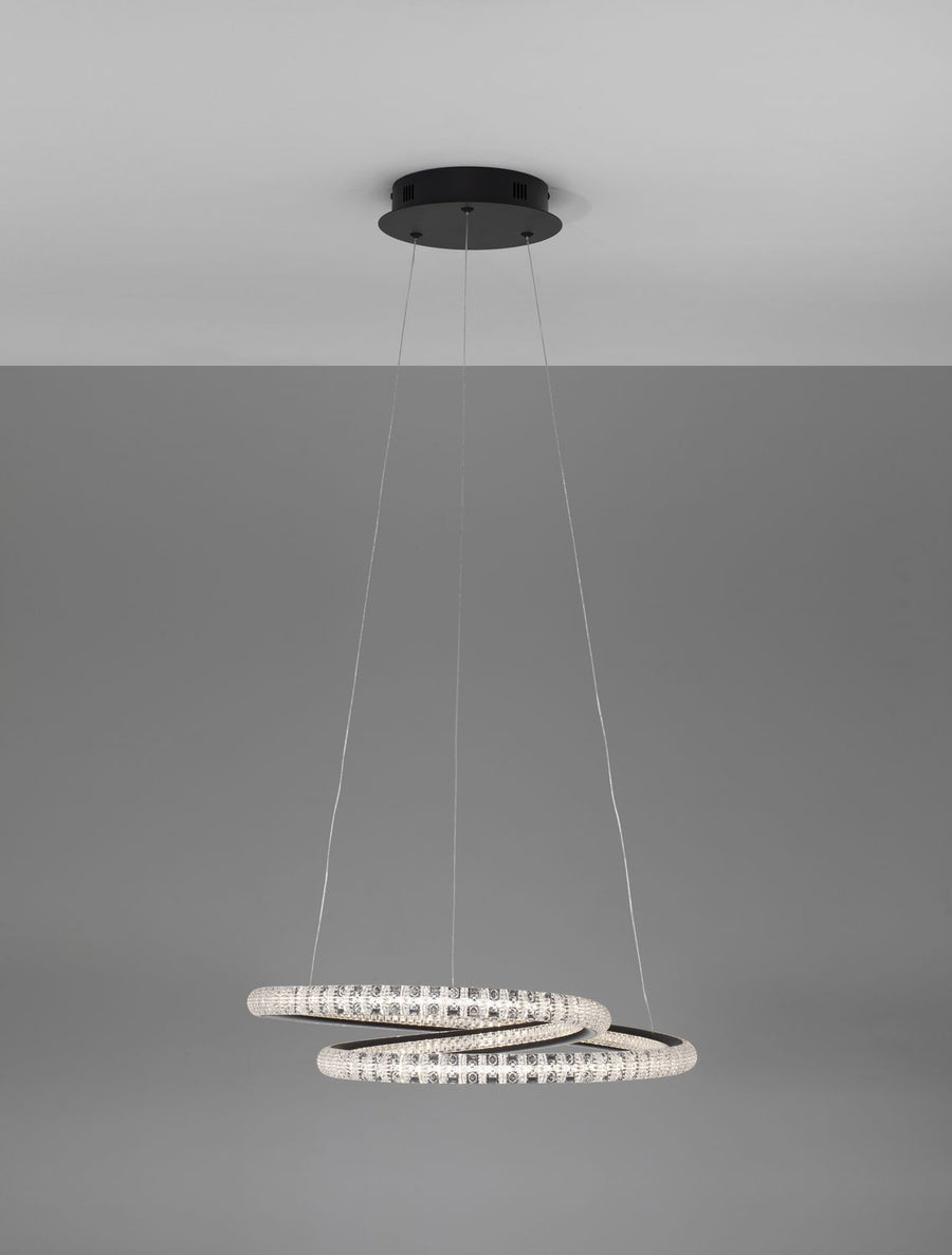 Suspension Ginevra noire (9748165)
