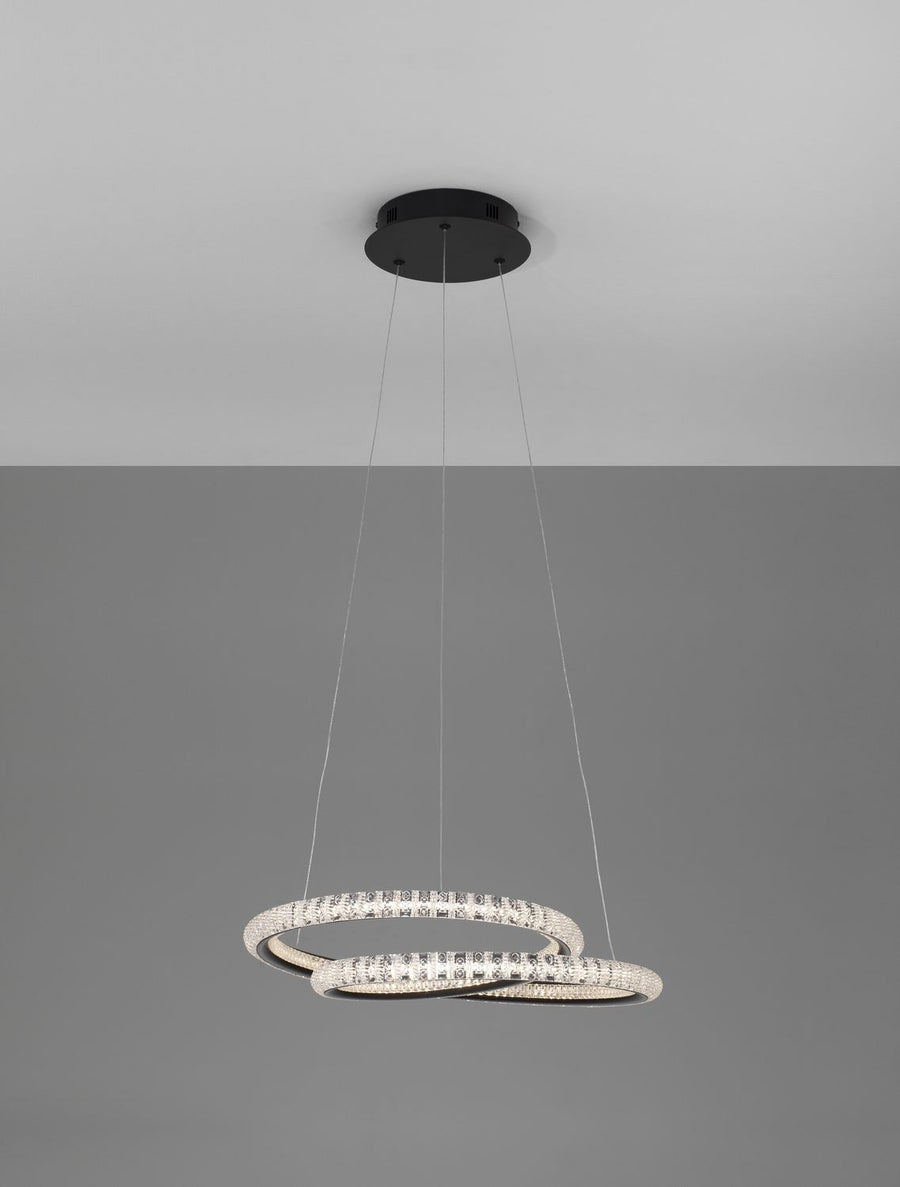 Suspension Ginevra noire (9748165)