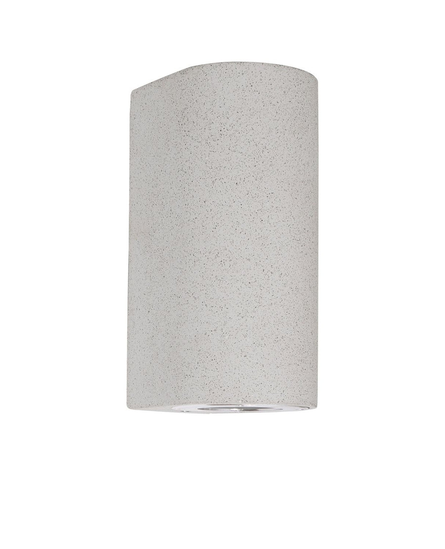 Applique extérieure Lido blanche, H 18 cm