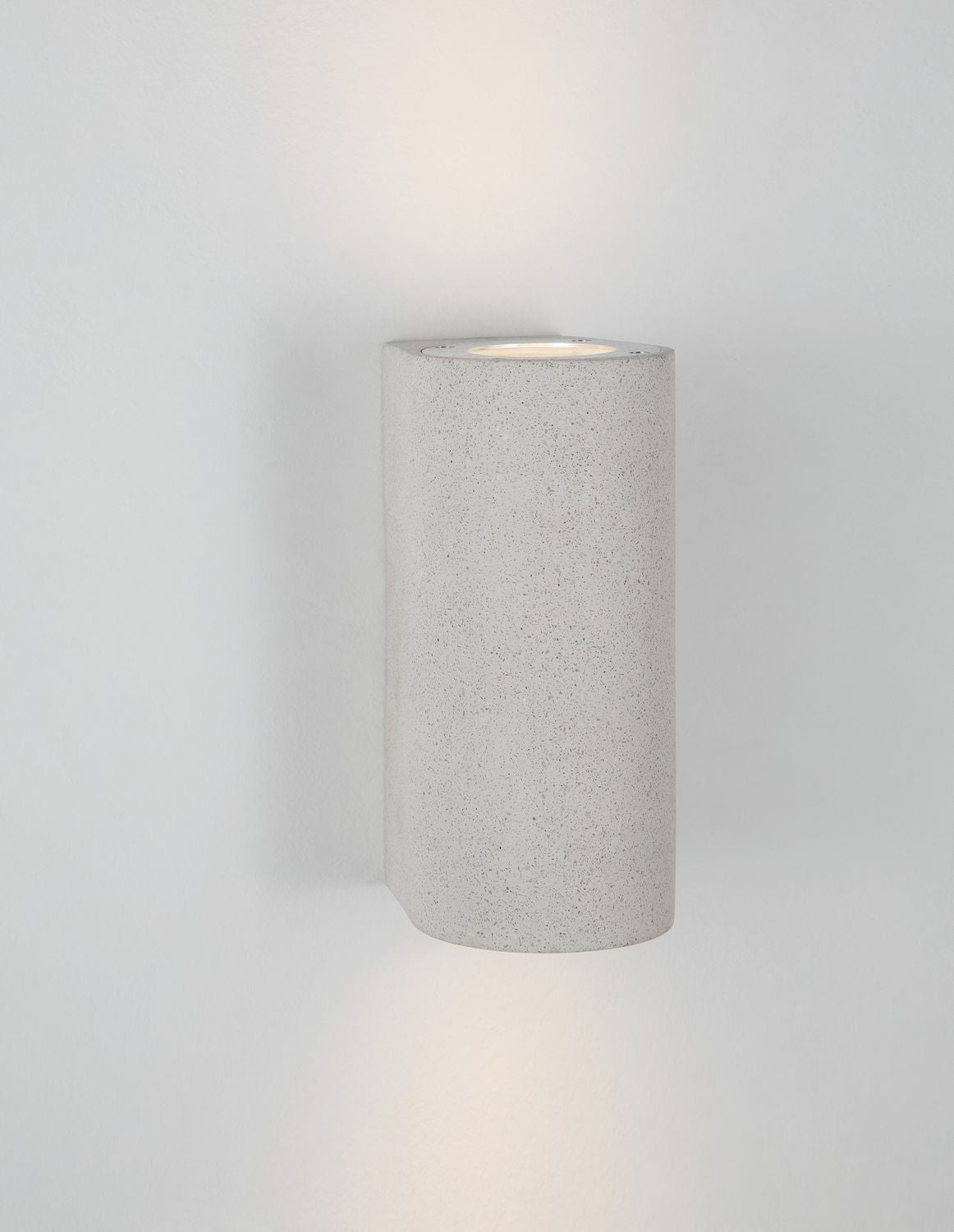 Applique extérieure Lido blanche, H 18 cm
