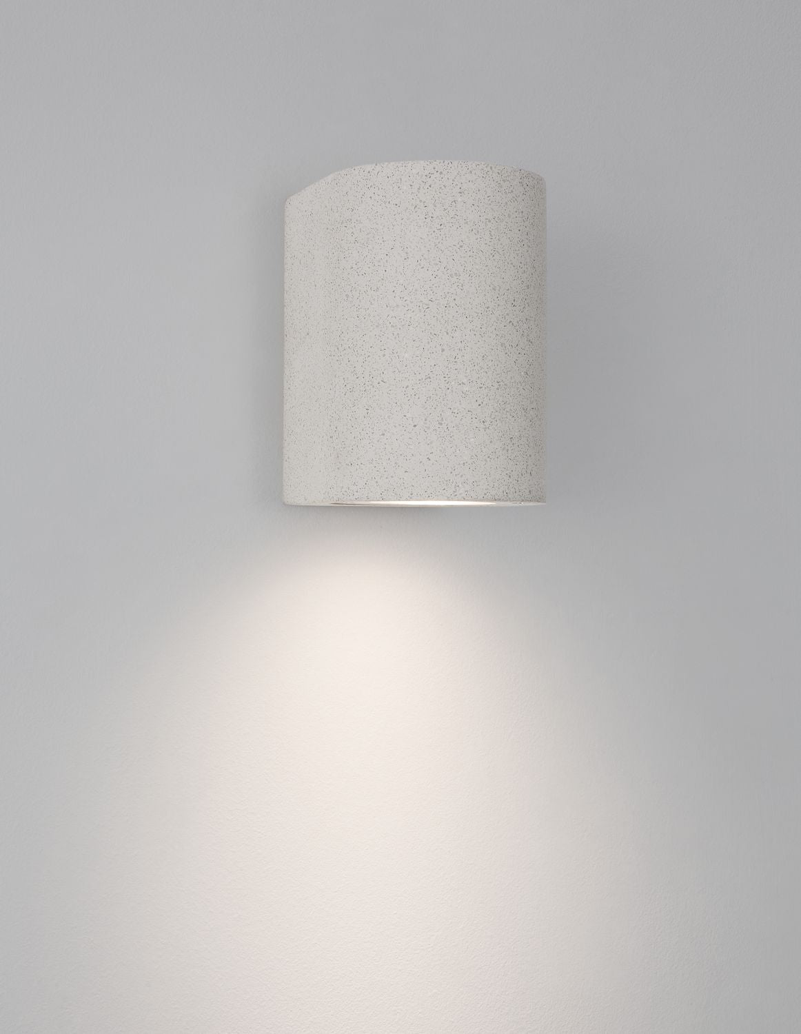 Applique extérieure Lido blanche, H 12 cm