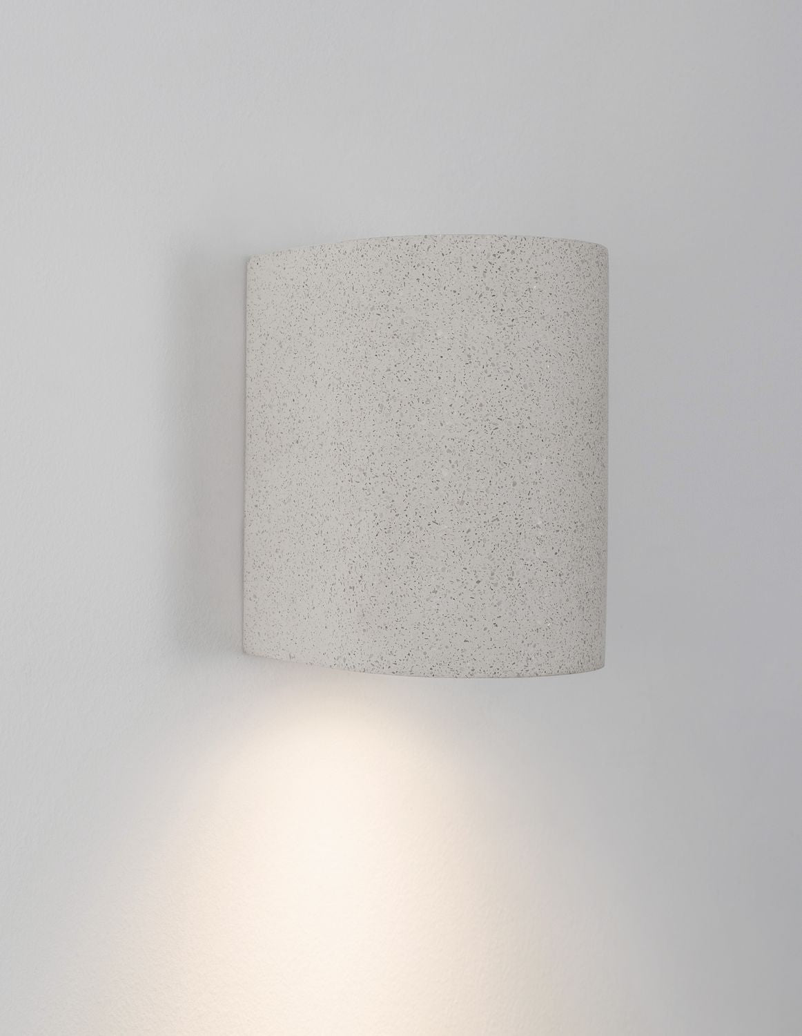 Applique extérieure Lido blanche, H 12 cm