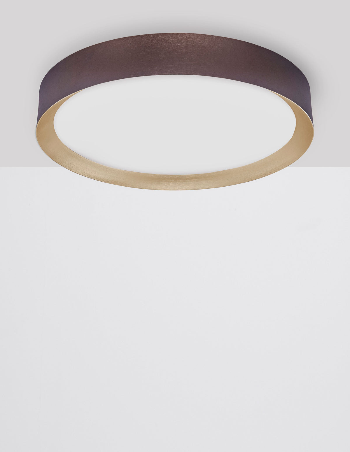 Plafonnier Luton marron