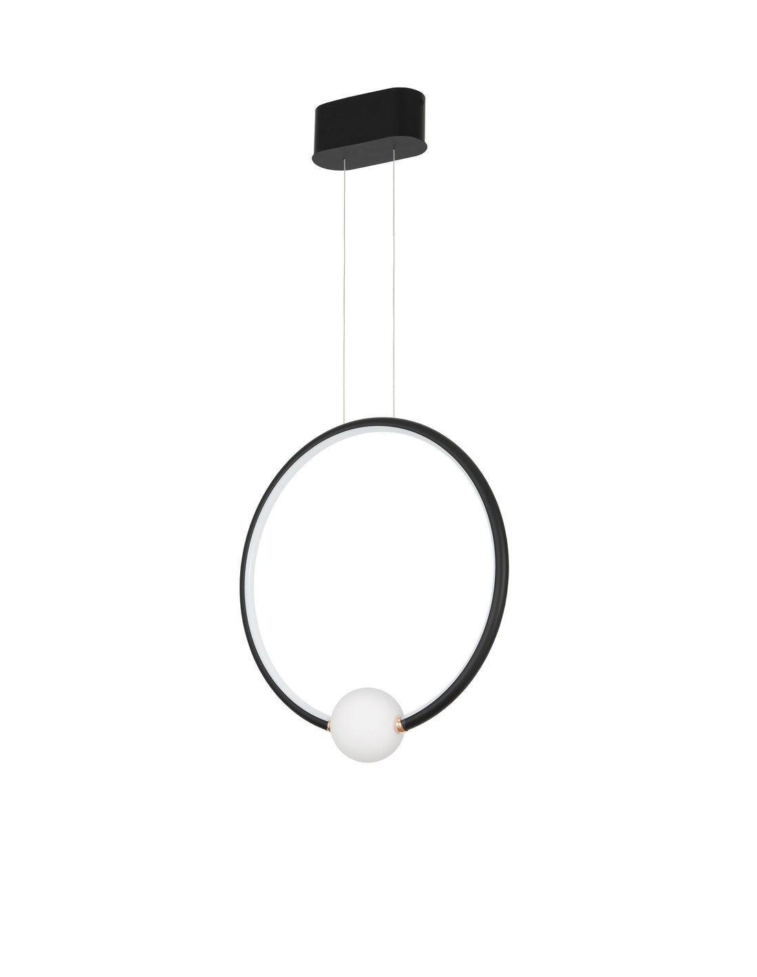 Suspension Celia noire, verre (9820605)