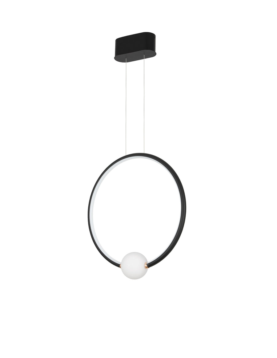 Suspension Celia noire, verre (9820605)