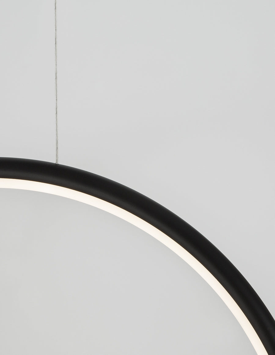 Suspension Celia noire, verre (9820605)