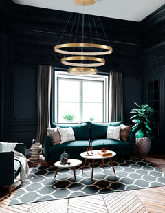 Suspension luminaire | Preston Dorée